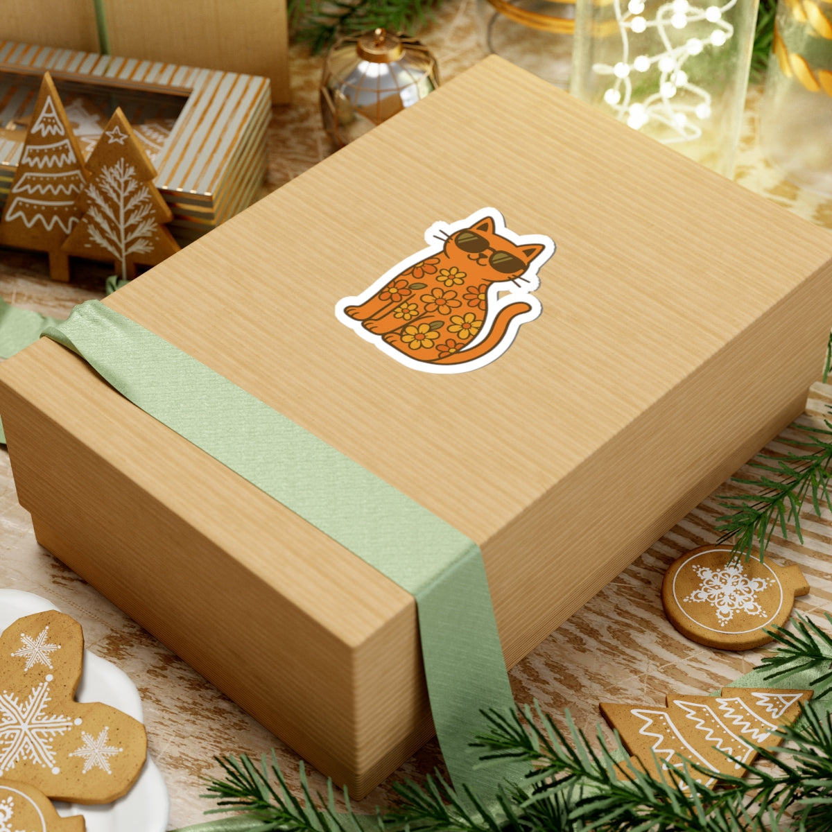 Groovy Cat Sticker