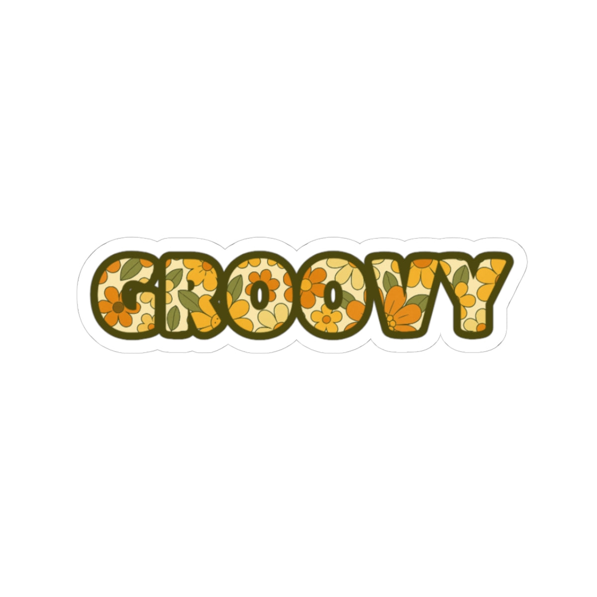 Groovy Flower Sticker