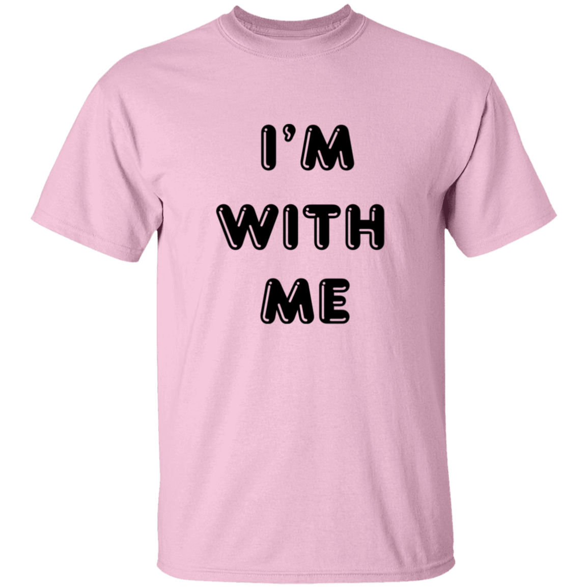 Light Pink I'm With Me Tee
