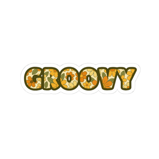Groovy Flower Sticker