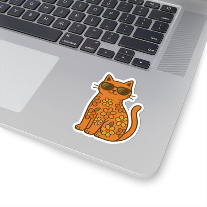 Groovy Cat Sticker