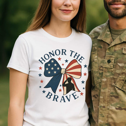 Honor The Brave Memorial Day Tee Shirt