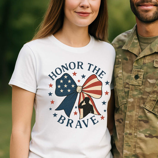 Honor The Brave Memorial Day Tee Shirt