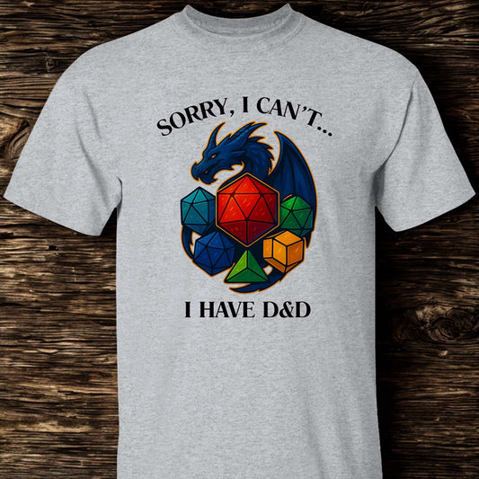 Sorry, I can't...I have D&D t-shirt